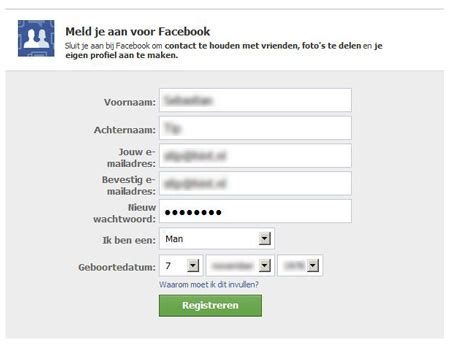 facebook aanmaken anoniem|Een Facebook